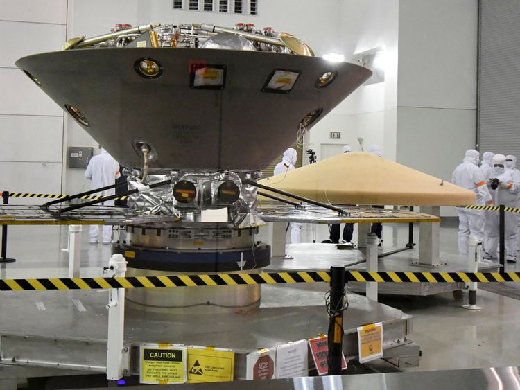 InSight before it began its mission to Mars
