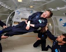 Stephen Hawking in Zero Gravity