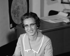 Katherine Johnson at NASA in 1966