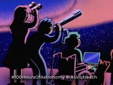 100 Hours of Astronomy banner