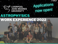 2018 Astrophysics Work Experience Students posing for a photo