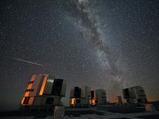 Perseid's over the VLT