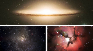 Collage of messier objects